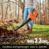Leisch Life Cordless Leaf Blower,21V Handheld Electric Leaf Blower with