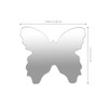 ARTIBETTER - Calcomanía de espejo para smartphone, mini mariposa, espejo,