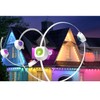 deerdance Permanent Outdoor Lights 100ft with 60 LED Lights (16.4), RGB+IC