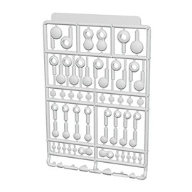Hobby Base Premium Parts Collection Articulating Figure Joint Pure White Plastic Model Parts PPC-Tn109
