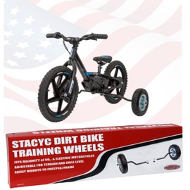 Hardline Products USA Wheels for Tots Training Wheels for Stacyc, KTM, Husqvarna, GAS GAS, and Harley-Davidson 12e/16e balance Electric Bikes - NOT compatible with 16e Elite model.