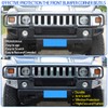 Front Bumper Corner Bezels Replacement Compatible with Hummer H2 2003-2009