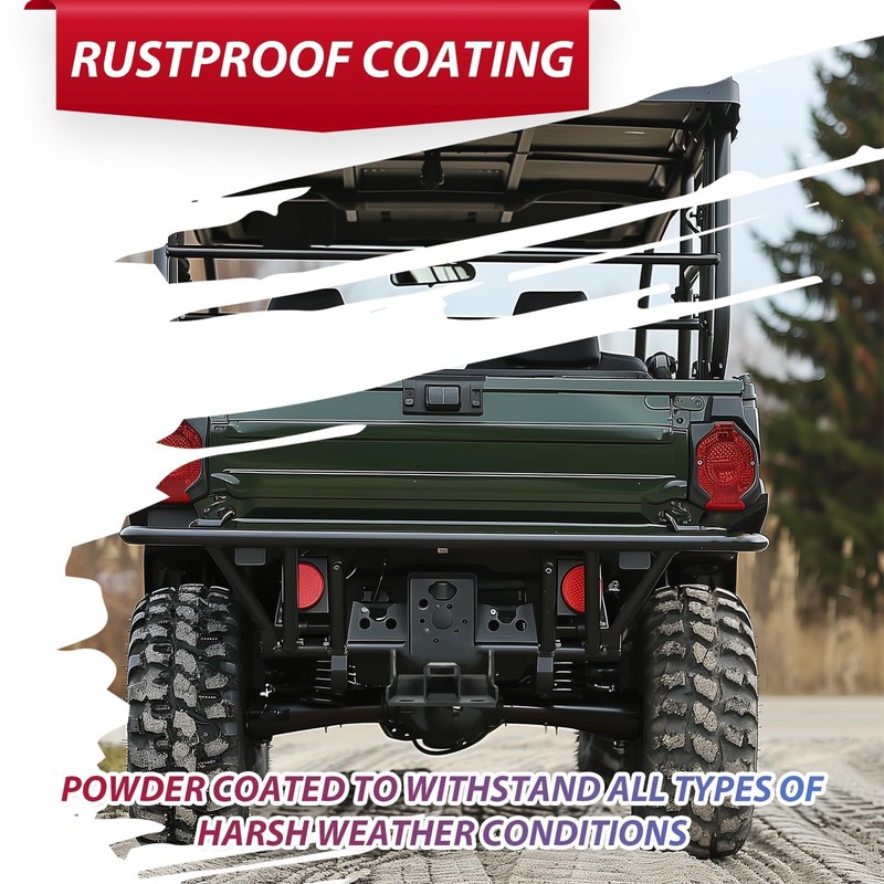 HECASA 2'' Rear Trailer Hitch Receiver Compatible with Kawasaki Mule