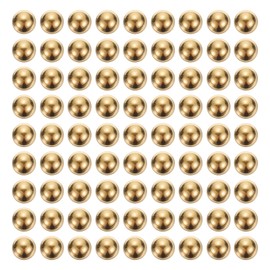 uxcell 200pcs Precision Solid Brass Bearing Balls 3mm Industrial Brass Ball Spheres for Machinery, Automotive, and DIY