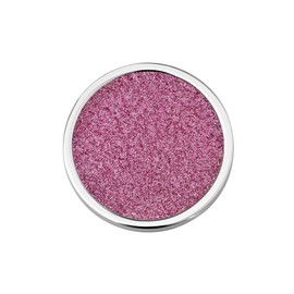 Quiges Silver Stainless Steel Small 25mm Coin Pink Sparkling Glitter for Interchangeable Pendant Necklace