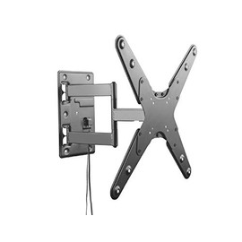 Master Mounts 2744L RV TV Wall Mount, Articulating, Locking, Tilts, Swivels - Travel Accessory for Trailers, RVs, Campers, Motor Homes, Boats, Fits up to 60"+ Screens and up to 400x400mm