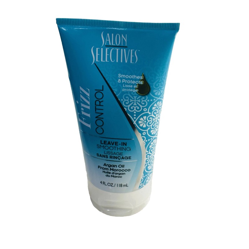 SALON SELECTIVES FRIZZ CONTROL Leave-In ARGAN OIL Smooth+Protect Hair-SHIP N
