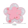 DWUENT Coaster Set 4PCs Cup Coasters Sakura Design PVC Drink