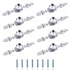 INCREWAY Drawer Knobs, 8Pcs Zinc Alloy Door Pull Handles Crystal