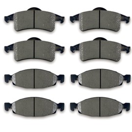 TALAMOYI D790 D791 Front Rear Ceramic Brake Pads Set Fit For 1999-2002 For Jeep Grand Cherokee