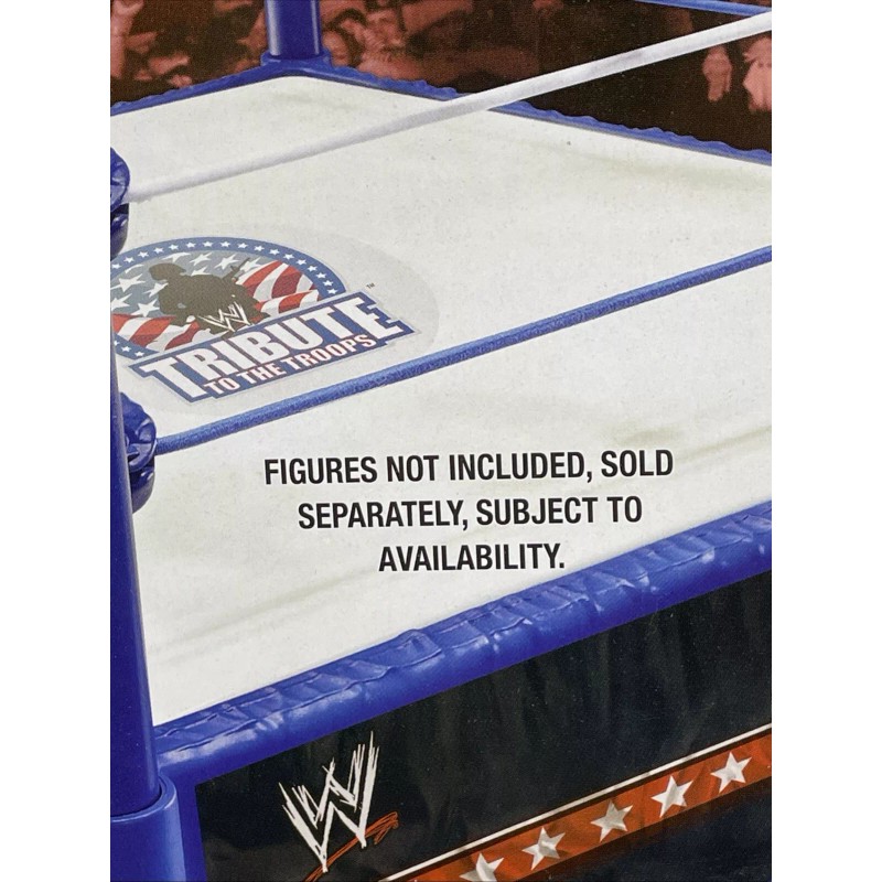 Mattel WWE Tribute To The Troops Ring Spring Loaded Wrestling