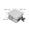 Lab Scissors Jack Stand, 3.9 x 3.9inch Stainless Steel Laboratory