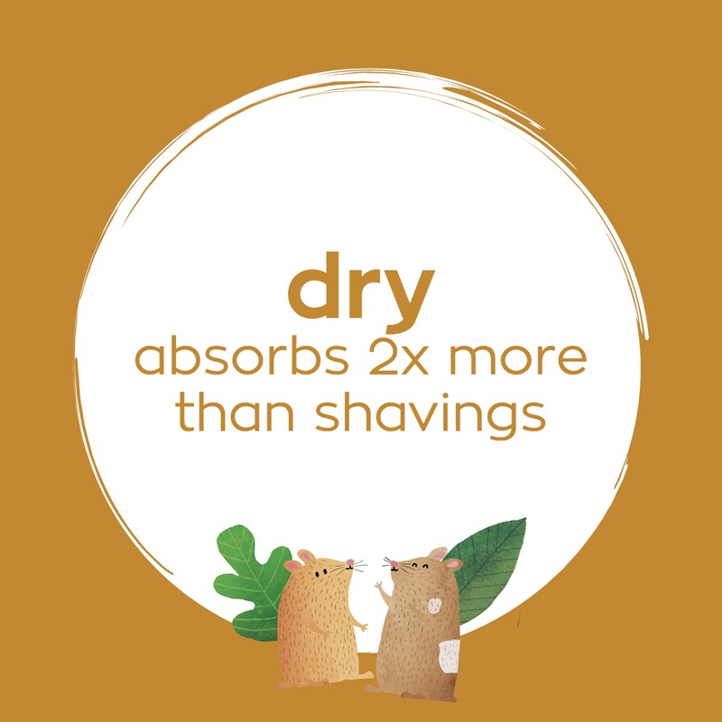 CritterCare Natural Paper Small Pet Animal Bedding - Odor Control,
