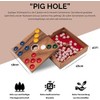 Logoplay Pig Hole Big Hole Wooden Game, Dice Game /