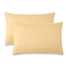 Southshore Fine Living, Inc. King Pillow Cases Set of 2, Luxurious, Ultra-Soft Brushed Microfiber Hotel Quality Pillowcases, Extra Large 20" x 40" for King Pillows, Gold