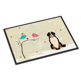 Caroline's Treasures BB2508MAT Between Friends Bernese Mountain Dog Door Mat, Indoor Rug or Outdoor Welcome Mat 18x27 Doormat, 18H X 27W, Multicolor