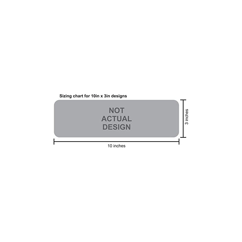 StickerTalk Wheelchair Ramp Allow 8 Feet Vinyl Sticker, 10 inches