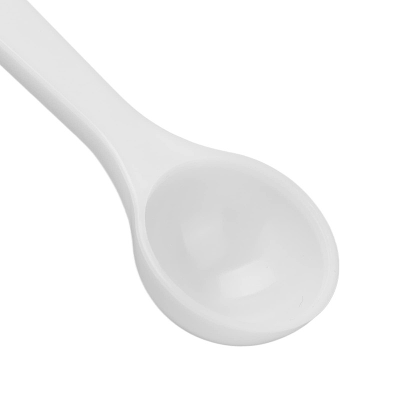 Asixxsix Plastic Measuring Spoon, Safe 100Pcs Ageing Resistant Reusable 2ml/1g