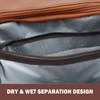 SYCARON Toiletry Bag for Men, Large Leather Shaving Kit Travel
