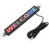LED Scrolling Sign 12x72 Pixels 230x50mm Bluetooth APP Programmable LED