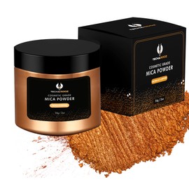 Metallic Copper Mica Powder for Epoxy Resin 56g / 2oz. Jar – TECHAROOZ 2 Tone Resin Dye Color Pigment Powder for Lip Gloss, Nails, Colorant for Bath Bombs & Soap Making