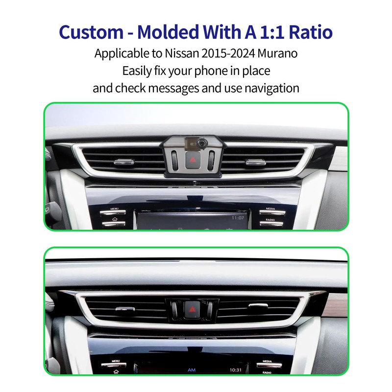 Masergogo Car Phone Holder for 2015-2024 Nissan Murano Auto Accessories