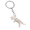 Zszkoz Creative Dinosaur Keychain Fun Metal Skull Dino Keychain Car