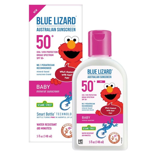 Blue Lizard Spf#50+ Baby Australian Sunscreen 5 Ounce (148ml) (Pack of 3)