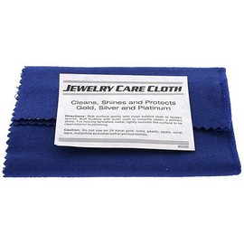 Polishing Cloth for Silver, Gold, Brass & Most Other Metals, Rings, Bracelet, Watches and Jewelry Instant Cleaning and Polishing Restores Shine