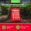 BURNBUSTER Emergency Fire Blanket - ASTM Certified Fire Suppression Blanket