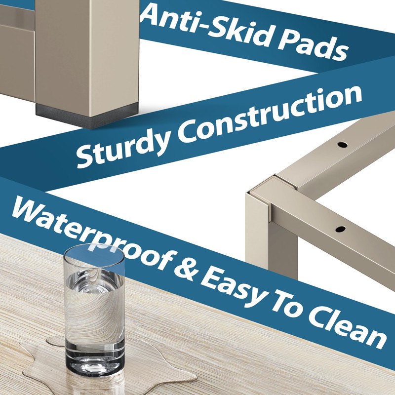 SHW Mission 40-Inch Home Office Computer Desk, Maple