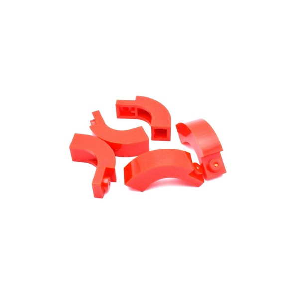 TCM BRICKS Red Brick Arch 1x3x2 Curved Top X5 Compatible