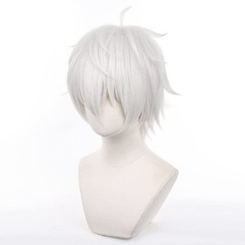 Sizuuenn Blue Rock Seishiro Nagi Wig, Cosplay, Heat Resistant Wig, High Temperature Hair Yarn, Cosplay Wig, Dedicated Network, For Events, School Festivals, Cultural Festivals, Photography, Disguise