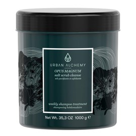URBAN ALCHEMY - Opus Magnum Salt Scrub Cleanse 1 Litre Deep Cleansing Exfoliating Shampoo for Scalp and Hair