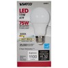 Satco Lighting S29811-11 Watt A19 LED Dimmable Frosted Light Bulbs