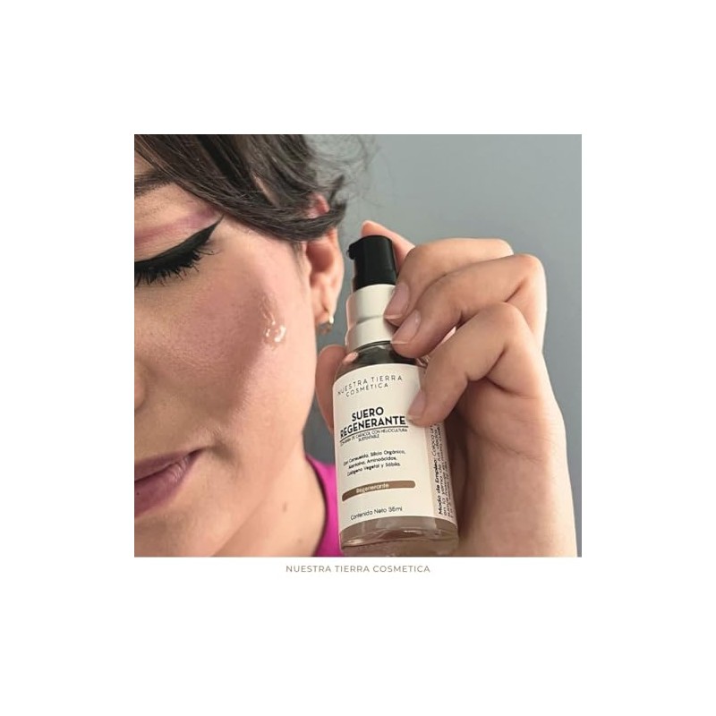 Nuestra Tierra Cosmetica Suero Regenerante con Baba de Caracol, Fórmula