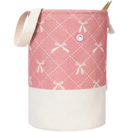 TOGETRUE - Bolsa de hilo, bolsa de ganchillo para tejer, organizador de hilo portátil para proyectos de ganchillo, bola de madeja, aguja de tejer corta (mediano, lazo)