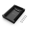 Yottamaster 2.5" to 3.5" Hard Drive Adapter-ABS Hard Drive Mounting Bracket for 7/9.5/12.5/15mm 2.5" SATA HDD SSD, SATA 3.0 Interface