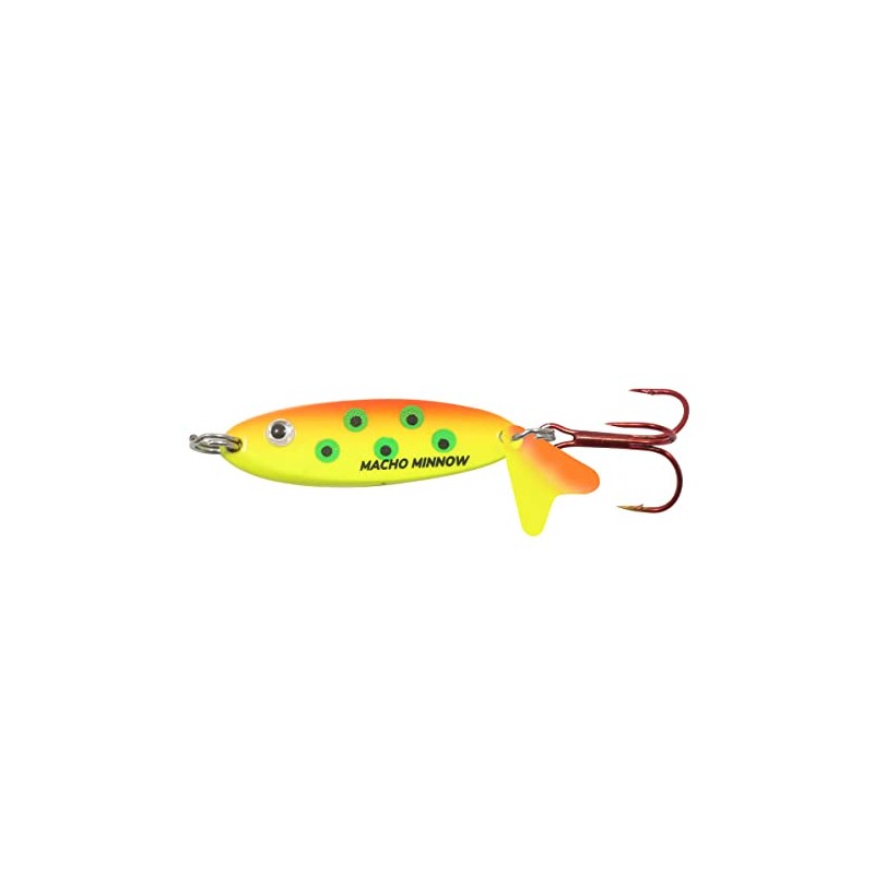 Northland Tackle Macho Minnow Ice Fishing Spoon, 1/12 Oz, Sneeze,