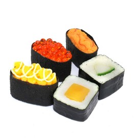 Nice purchase Artificial Sushi Sample Fake Food Simulation Realistic Lifelike Nigiri Onigiri Dessert for Decoration Display Props Model Rice Roll