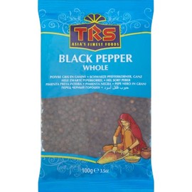 TRS Black Pepper Whole, 100 g - Pack of 10