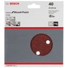 Bosch 2608605640 Sanding Discs for Wood, Velcro Type, 8 Hole,