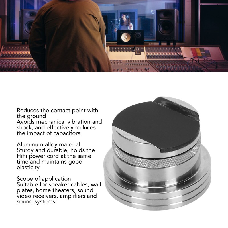 HiFi Speaker Shock Absorber Foot Pad 30‑42mm Height Adjustable HiFi