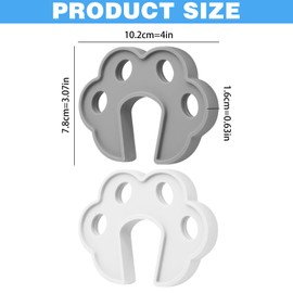 2Pcs Washing Machine Prop Türstütze für Waschmaschine, offen, Frontlader, Waschmaschine, Trockner, Geschirrspüler, Halter, Stopper, Zubehör, Silikon, richtige Belüftung, Türstopper hält trockene