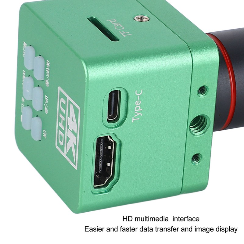 4K Microscope Camera HD Multimedia Interface 0.5X Digital Eyepiece Driver