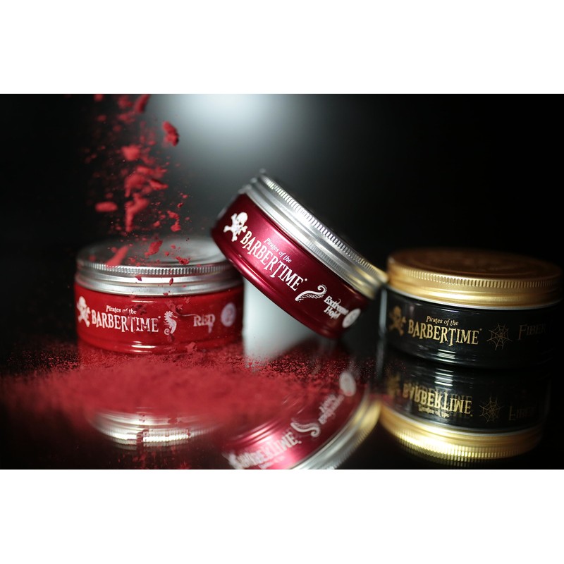 BARBERTIME Hair Styling Matte Clay Wax | No5 Burgendy Matte