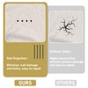 Pack of 120 Picture Hangers Metal with Nails Picture Hooks