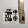 39 Piece Quees of Spades BBC Only Temporary Tattoo Set