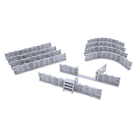 Wattle Fence by Terrain4Print, 3D Printed Tabletop RPG Scenery and Wargame Terrain 28mm Miniatures