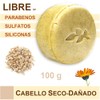 Shampoo Sólido de Avena y Caléndula, Hidratante y Calmante, 100